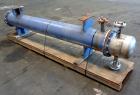 Used Industrial Process Equipment 4 Pass Shell & Tube Heat Exchanger, 258 Square Feet, Model 4ST12-108, Horizontal. Carbon steel shell rated 150 psi at 20 to 400 degrees F. (156) 5/8