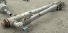 Used J.D. Cousins Two Pass Shell & Tube Heat Exchanger, approximately 61 square feet, horizontal, model FS6144BEM. 316L Stainless steel shell rated 150/FV psi at 300 deg F and –20 deg F at 150/FV psi...
