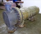 Used J.F.D. Tube & Coil Products U Tube Shell & Tube Heat Exchanger, Approximate 454 Square Feet, Horizontal. SB-434-825 Incoloy 825 shell rated 75 psi at 350 degrees F, (232) 3/4