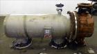 Used J.F.D. Tube & Coil Products U Tube Shell & Tube Heat Exchanger, Approximate 454 Square Feet, Horizontal. SB-434-825 Incoloy 825 shell rated 75 psi at 350 degrees F, (232) 3/4
