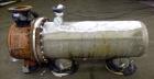 Used J.F.D. Tube & Coil Products U Tube Shell & Tube Heat Exchanger, Approximate 454 Square Feet, Horizontal. SB-434-825 Incoloy 825 shell rated 75 psi at 350 degrees F, (232) 3/4