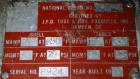 Used J.F.D. Tube & Coil Products U Tube Shell & Tube Heat Exchanger, Approximate 454 Square Feet, Horizontal. SB-434-825 Incoloy 825 shell rated 75 psi at 350 degrees F, (232) 3/4
