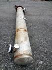 Used J.F.D. Tube & Coil Products U Tube Shell & Tube Heat Exchanger, Approximate 597 Square Feet, Horizontal. 316L Stainless steel shell rated 75 psi at 350 degrees F, (127) 3/4