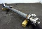 Used Johansing Iron Works Shell & Tube Heat Exchanger, Approximate 37 Square Feet, Vertical. Carbon steel shell rated 150 psi at 170 degrees F. (24) 316L Stainless Steel 3/4