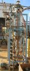 USED: KAM Thermal Equip shell and tube heat exchanger. Vertical, 12