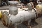 USED:Ketema single pass shell and tube heat exchanger, 216 sq ft, size 20-B-4, type 1-V-8BEM, horizontal. Carbon shell shell rated75 psi at 200 deg F, (276) 3/4