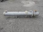 Used Ketema U Tube Heat Exchanger, 170 Square Feet, Model 10-A-60. 316L Stainless steel tubes, tube sheet, bonnet and shell. (72) 0.625