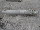 Used Ketema U Tube Heat Exchanger, 170 Square Feet, Model 10-A-60. 316L Stainless steel tubes, tube sheet, bonnet and shell. (72) 0.625