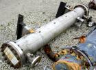 USED: Ketema U-tube shell and tube heat exchanger, 80 square feet, size 12-B-84, horizontal. 316L stainless steel shell rated 150 psi at 450 deg F, (56) 3/4