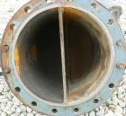 USED: Ketema U-tube shell and tube heat exchanger, 80 square feet, size 12-B-84, horizontal. 316L stainless steel shell rated 150 psi at 450 deg F, (56) 3/4