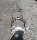 Used Ketema U Tube Heat Exchanger, 239 Square Feet, Model 15-A-96. 316L Stainless steel tubes, tube sheet, bonnet and shell. (72) 0.625