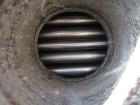Used Ketema U Tube Heat Exchanger, 239 Square Feet, Model 15-A-96. 316L Stainless steel tubes, tube sheet, bonnet and shell. (72) 0.625