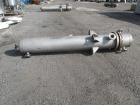 Used Ketema U Tube Heat Exchanger, 239 Square Feet, Model 15-A-96. 316L Stainless steel tubes, tube sheet, bonnet and shell. (72) 0.625