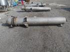 Used Ketema U Tube Heat Exchanger, 239 Square Feet, Model 15-A-96. 316L Stainless steel tubes, tube sheet, bonnet and shell. (72) 0.625