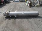 Used Ketema U Tube Heat Exchanger, 239 Square Feet, Model 15-A-96. 316L Stainless steel tubes, tube sheet, bonnet and shell. (72) 0.625