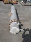 Used Ketema U Tube Heat Exchanger, 239 Square Feet, Model 15-A-96. 316L Stainless steel tubes, tube sheet, bonnet and shell. (72) 0.625