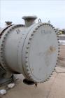 Used Monticello Exchanger & Mfg. 2 Pass Shell and Tube Heat Exchanger, Approximate 2,988 Square Feet, Horizontal. Approximate (953) 3/4