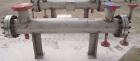 Unused- Mueller 4 Pass Shell And Tube Heat Exchanger, 9 square feet, Horizontal. Tema Type BEM, Tema Size 6-48, Tema Class C. 304 stainless steel shell rated 150 psi at 400 deg.f., and -20 deg.f. at ...
