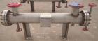 Unused- Mueller 4 Pass Shell And Tube Heat Exchanger, 9 square feet, Horizontal. Tema Type BEM, Tema Size 6-48, Tema Class C. 304 stainless steel shell rated 150 psi at 400 deg.f., and -20 deg.f. at ...