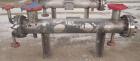 Unused- Mueller 4 Pass Shell And Tube Heat Exchanger, 9 square feet, Horizontal. Tema Type BEM, Tema Size 6-48, Tema Class C. 304 stainless steel shell rated 150 psi at 400 deg.f., and -20 deg.f. at ...