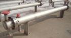 Unused- Mueller Single Pass Shell snd Tube Heat Exchanger, 42 square feet, horizontal. Tema Type BEM, Tema Size 6-96, Tema Class C. 304 stainless steel shell rated 150 psi at 200 deg F and -20 deg F ...