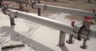 Unused- Mueller Single Pass Shell and Tube Heat Exchanger, 42 square feet, horizontal. Tema Type BEM, Tema Size 6-96, Tema Class C. 304 stainless steel shell rated 150 psi at 200 deg F and -20 deg F ...