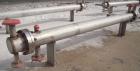 Unused- Mueller Single Pass Shell and Tube Heat Exchanger, 42 square feet, horizontal. Tema Type BEM, Tema Size 6-96, Tema Class C. 304 stainless steel shell rated 150 psi at 200 deg F and -20 deg F ...