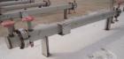 Unused- Mueller Single Pass Shell and Tube Heat Exchanger, 42 square feet, horizontal. Tema Type BEM, Tema Size 6-96, Tema Class C. 304 stainless steel shell rated 150 psi at 200 deg F and -20 deg F ...