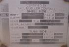 Unused- Mueller U Tube Shell and Tube Heat Exchanger, 56 square feet, horizontal. Tema Type BEU, Tema Size 6-192, Tema Class C. 304 stainless steel shell rated 150 psi at 600 deg F and -20 deg F at 1...
