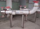 Unused- Mueller U Tube Heat Exchanger, 18 Square Feet, Horizontal. STI Tema Type BEU, Tema Size 8-48, Tema Class C. 304 stainless steel shell rated 100 psi at 482 deg F and -20 deg F at 100/fv psi. (...