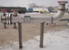 Unused- Mueller U Tube Heat Exchanger, 18 Square Feet, Horizontal. STI Tema Type BEU, Tema Size 8-48, Tema Class C. 304 stainless steel shell rated 100 psi at 482 deg F and -20 deg F at 100/fv psi. (...