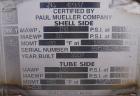 Unused- Mueller U Tube Shell and Tube Heat Exchanger, 56 square feet, horizontal. Tema Type BEU, Tema Size 8-96, Tema Class C. 304 stainless steel shell rated 150 psi at 400 deg F and -20 deg F at 15...