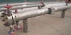Unused- Mueller 4 Pass U Tube Shell And Tube Heat Exchanger, 25 square feet, Horizontal. Tema Type BEU, Tema Size 6-96, Tema Class C. 304 stainless steel shell rated 150 psi at 600 deg.f., and -20 de...