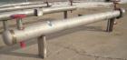 Unused- Mueller 4 Pass U Tube Shell And Tube Heat Exchanger, 25 square feet, Horizontal. Tema Type BEU, Tema Size 6-96, Tema Class C. 304 stainless steel shell rated 150 psi at 600 deg.f., and -20 de...