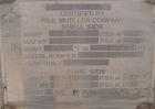 Unused- Mueller 4 Pass U Tube Shell And Tube Heat Exchanger, 25 square feet, Horizontal. Tema Type BEU, Tema Size 6-96, Tema Class C. 304 stainless steel shell rated 150 psi at 600 deg.f., and -20 de...