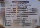 Unused- Mueller 6 Pass U Tube Shell and Tube Heat Exchanger, 84 square feet, horizontal. Tema Type BEU, Tema Size 8-216, Tema Class C. 304 stainless steel shell rated 150 psi at 300 deg F and -20 deg...