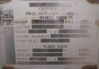 Unused- Mueller U Tube Shell And Tube Heat Exchanger/ Reboiler, 208 Square Feet,    Horizontal. STI Tema Type BKU, Tema Size 12/20-228, Tema Class B. 20’’ diameter 304L stainless steel shell rated 15...