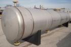 Unused- Mueller U Tube Shell and Tube Heat Exchanger/ Reboiler, 1270 square  feet, horizontal. STI Tema Type BKU, Tema Size 24/40-216, Tema Class B. 40’’ diameter 304L stainless steel shell rated 100...