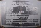 Unused- Mueller U Tube Shell and Tube Heat Exchanger/ Reboiler, 1270 squarefeet, horizontal. STI Tema Type BKU, Tema Size 24/40-216, Tema Class B. 40’’ diameter 304L stainless steel shell rated 100 p...