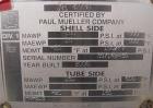 Unused-Mueller U Tube Shell and Tube Heat Exchanger / Reboiler, 208 square feet, horizontal