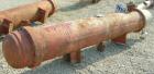 Used Ludell Manufacturing 6 pass shell and tube heat exchanger, model 18-108-6. Approximately 264 square feet, horizontal. Carbon steel shell rated 200 psi at 400 deg F, (150) 3/4