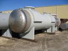 Unused- Heat Transfer Systems Single Pass Shell and Tube Heat Exchanger, 10259 square feet, horizontal, type AEM 71-216. Carbon steel shell rated FV/150 psi at -20 to 200 deg F. (1785) 1-1/4'' diamet...