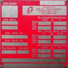 Unused- Heat Transfer Systems Single Pass Shell and Tube Heat Exchanger, 10259 square feet, horizontal, type AEM 71-216. Carbon steel shell rated FV/150 psi at -20 to 200 deg F. (1785) 1-1/4'' diamet...