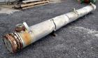 Used Enerquip Shell & Tube Heat Exchanger, Approximately 423 Square Feet, Stainless Steel, Horizontal. Type BEM-14-216. 304L Stainless steel shell rated 75 psi & Full Vacuum at 150 degrees F. (120) 3...