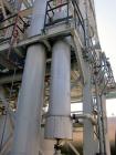 Used Enerquip Shell & Tube Heat Exchanger, Approximately 307.7 Square Feet, Vertical. Type BEM-16-120. Carbon steel shell rated 150 psi & Full Vacuum at 365 degrees F. (157) 3/4