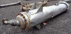 Used Enerquip Shell & Tube Heat Exchanger, Approximately 307.7 Square Feet, Vertical. Type BEM-16-120. Carbon steel shell rated 150 psi & Full Vacuum at 365 degrees F. (157) 3/4