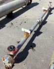 Used Enerquip Shell & Tube Heat Exchanger, Approximately 39.9 Square Feet, Stainless Steel, Horizontal. Type BEM-3-120. 304L Stainless steel shell rated 150 psi & Full Vacuum at 300 degrees F. (61) 1...