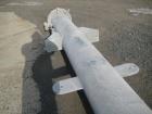 Unused- Melter S.A. de C.V. Single Pass Shell & Tube Heat Exchanger, 419 Square Feet, Type BEM, Vertical. Carbon steel shell rated 195 psi at –20 to 400 degrees F. (80) 1’’ diameter x 20’ long BWG. 1...
