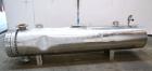 Used Yula U Tube Shell & Tube Heat Exchanger, 672 Square Feet, Model WCV-8J-108AA2S. 316L Stainless steel tubes, tube sheet and bonnet. (321) U tubes rated 150 psi at 350 degrees F., 304 stainless st...