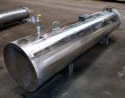 Used Yula U Tube Shell & Tube Heat Exchanger, 672 Square Feet, Model WCV-8J-108AA2S. 316L Stainless steel tubes, tube sheet and bonnet. (321) U tubes rated 150 psi at 350 degrees F., 304 stainless st...